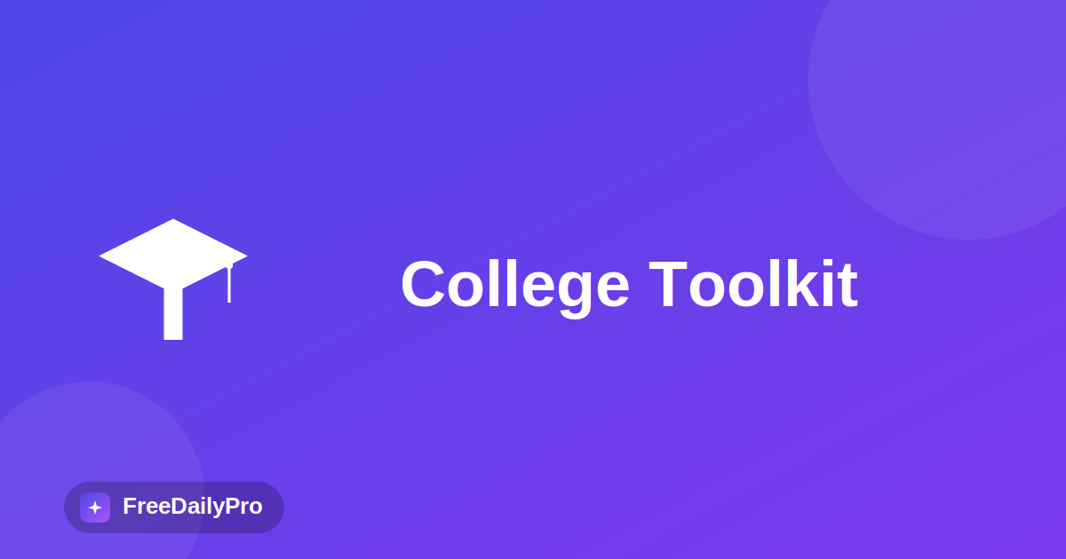 Free Tools for College Students (and the Parents Paying for It)