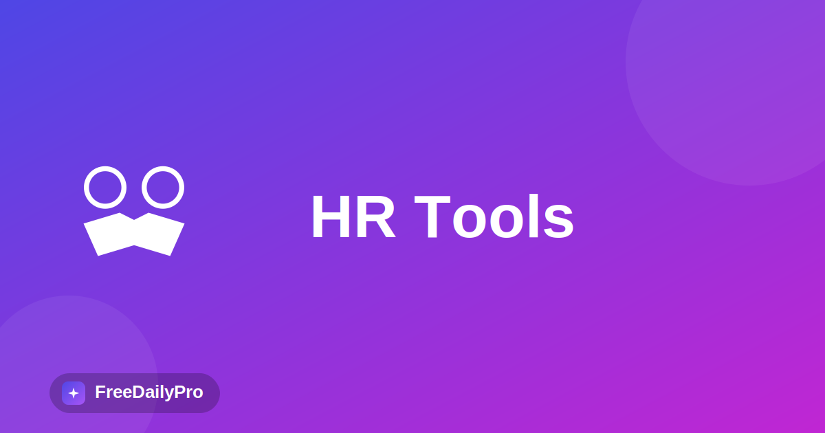 Free Tools for HR: From Offer to Onboarding