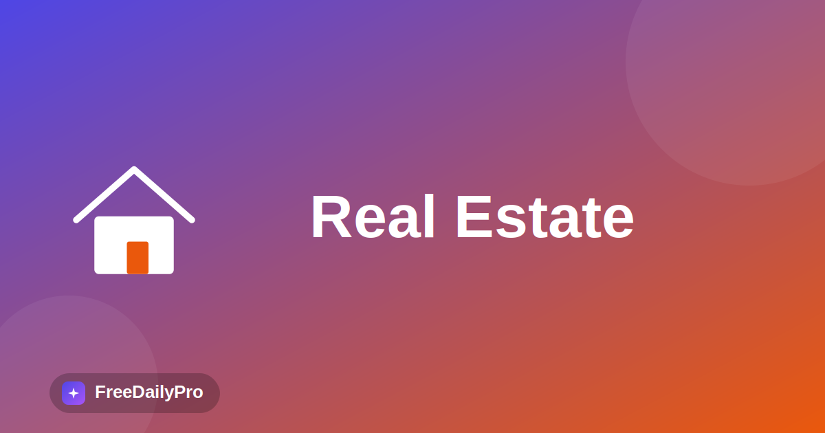 Free Tools for Real Estate and Property Agents