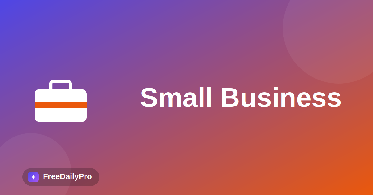Free Tools for Running a Small Business